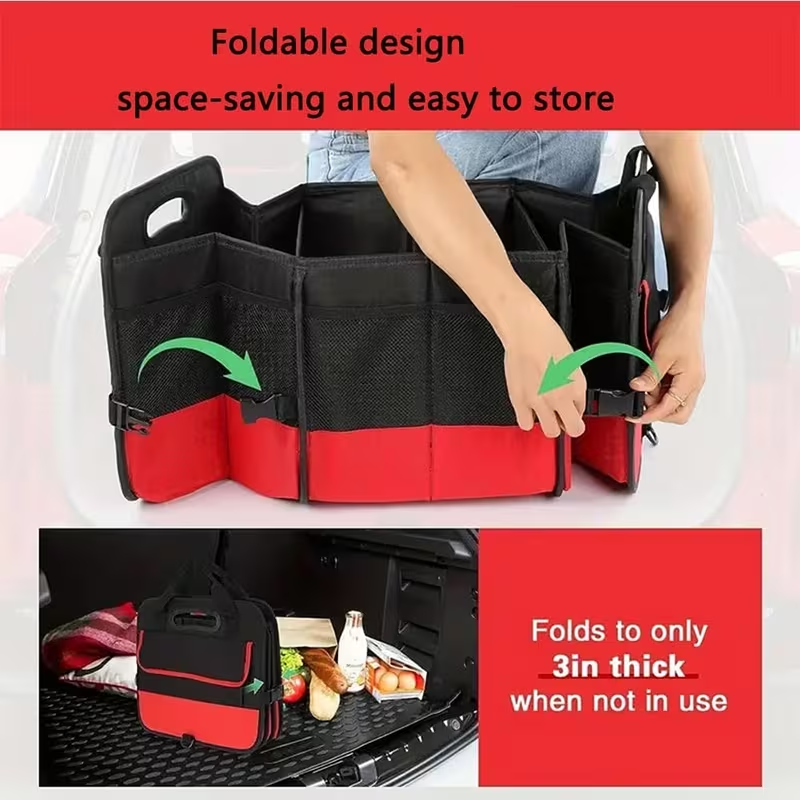 Collapsible Car Trunk Organizer
