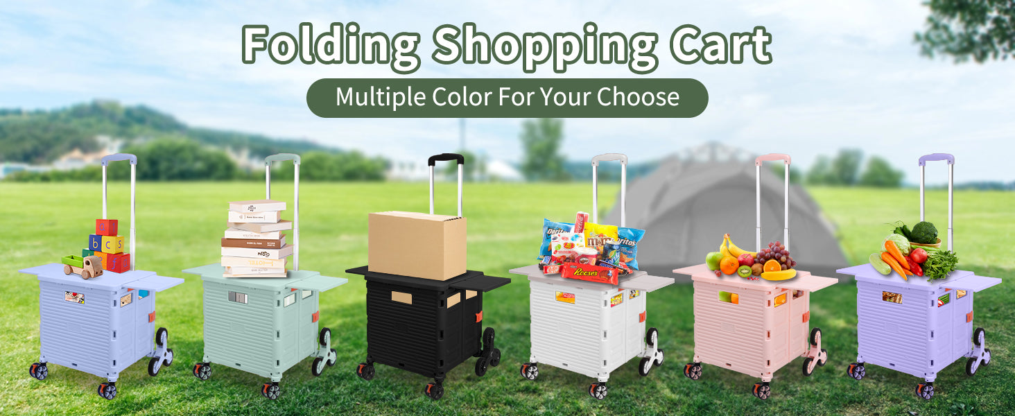 Collapsible Stair-Climbing Utility Cart