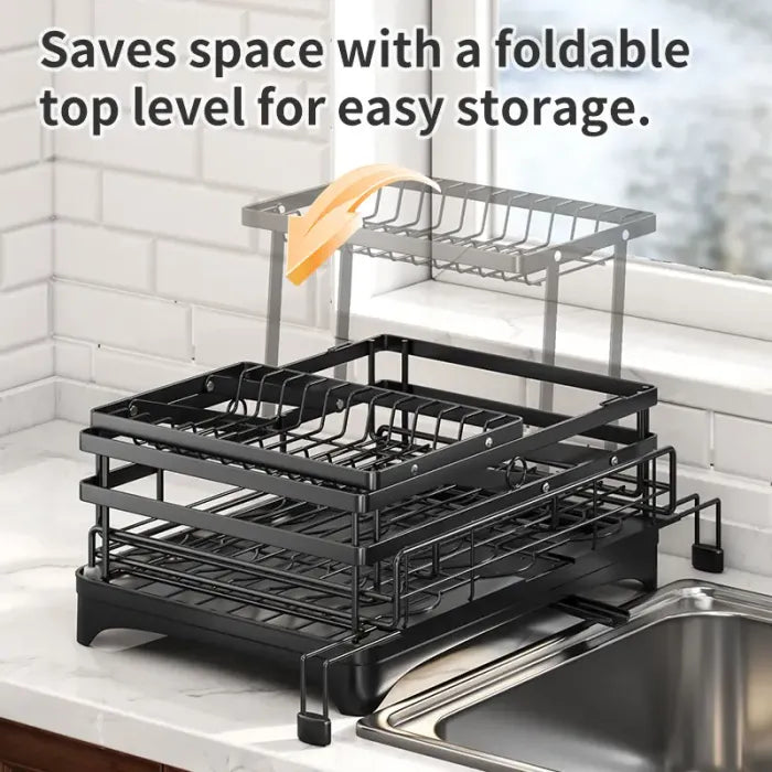 Expandable Over-the-Sink Dish Drying Rack