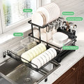 Expandable Over-the-Sink Dish Drying Rack