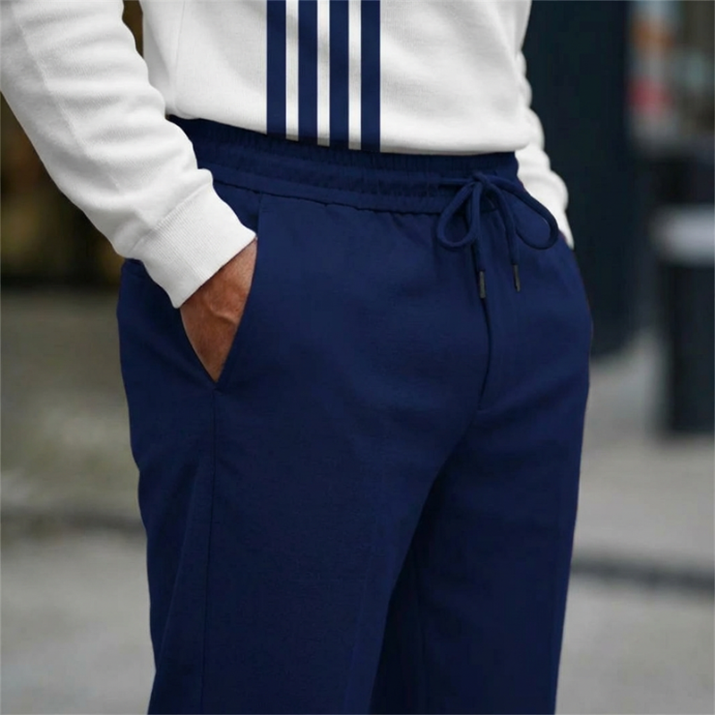 👕 60% OFF NOW! 🔥 Men's Graphic Print Pullover & Pants Set – Street Style, Comfort Fit & Casual Look 👖